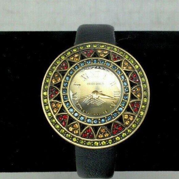 Heidi Daus Swarovski Crystal Watch - Needs Battery